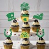 24Pcs Clover Baby Shower Party Decoration, Happy St Patricks Day
