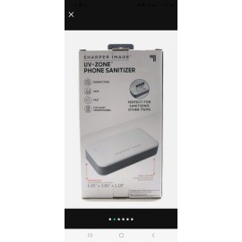 Sharper Image UV-Zone Phone Sanitizer NIB