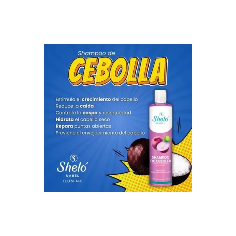 Shampoo De Cebolla Dile Adiós Al Cabello Frágil Con Sheló
