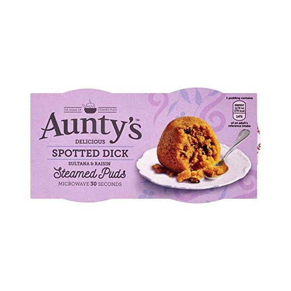 Aunty's Spotted Dick 2 x 95g