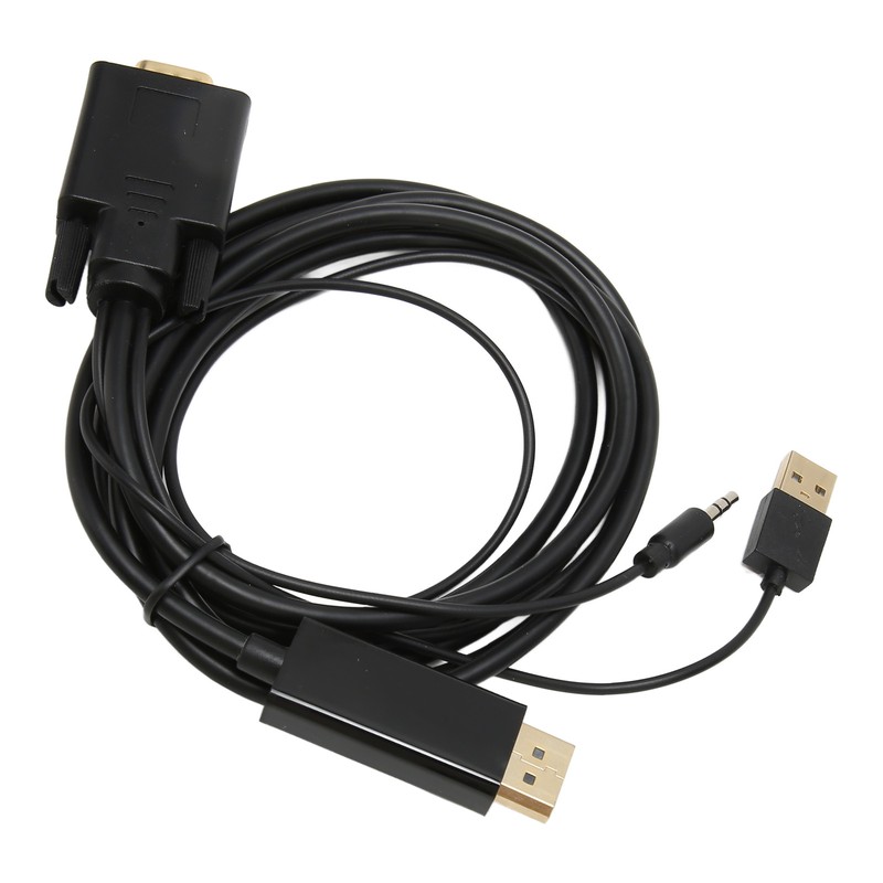 VGA to DP Connector Cable HD Video Converter Cable with