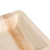 ECO Leaf 25 Disposable Palm Leaf Serving Platters, Small Rectangle