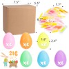 Glowing Easter Eggs Set - 216 Pieces with Mini Glow