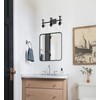 Onesto Lighting Paris Modern Black Bathroom Wall Light Fixtures Over
