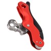 Aluminum Magnalium Alloy Self‑Braking Stop Descender for 10‑12mm Rope Climbing