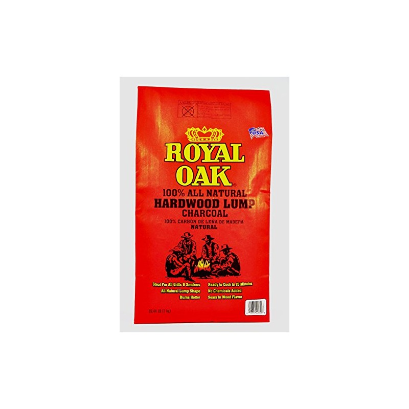 Royal Oak 195228021 15.4# NAT Lump Charcoal, 15.4 lb
