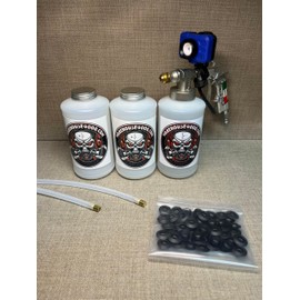 Pro Undercoating Gun Kit with Spray Gun Light Attachment