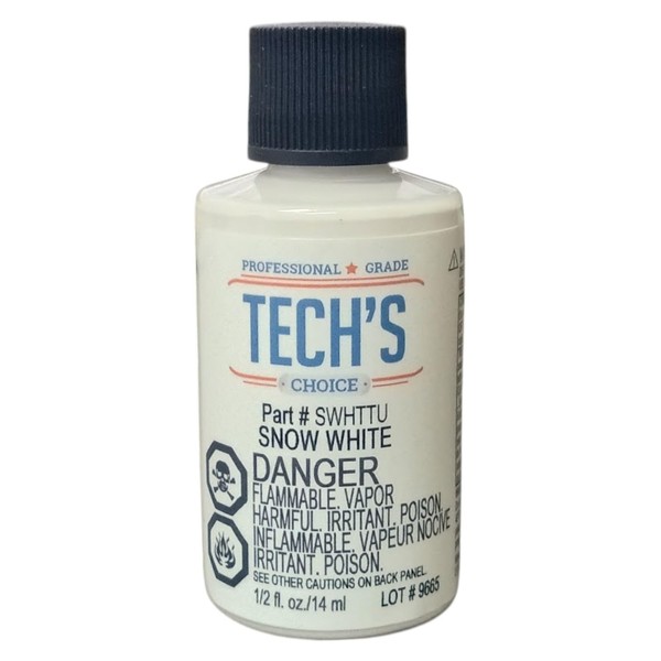 SWHTTU Snow White Microwave Touchup Paint Professional Grade Techs Choice.