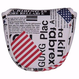 Putter Cover Headcover Odyssey 2 Ball Mallet American Flag