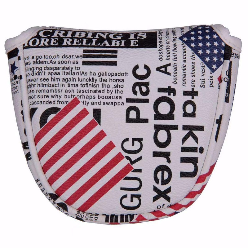 Putter Cover Headcover Odyssey 2 Ball Mallet American Flag