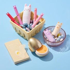 TONYMOLY Big Bunny Easter Basket Stuffers Gift Set – K-Beauty skincare with Pocket Bunny Mist, Perfume Bars, Bunny Fruity Lip Gloss & Skincare – for Kids, Teens & Beauty Lovers