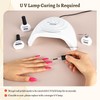 JODSONE 3Pcs 10ml Top and Base Coat Gel Nail Remover