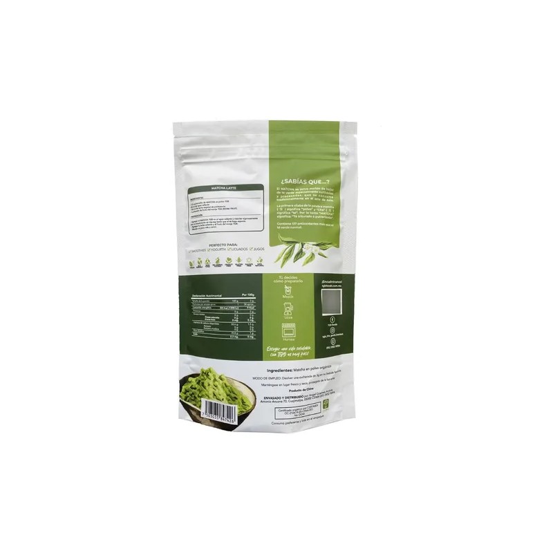 Té Matcha 100 Puro Premium Orgánico 100 Gramos