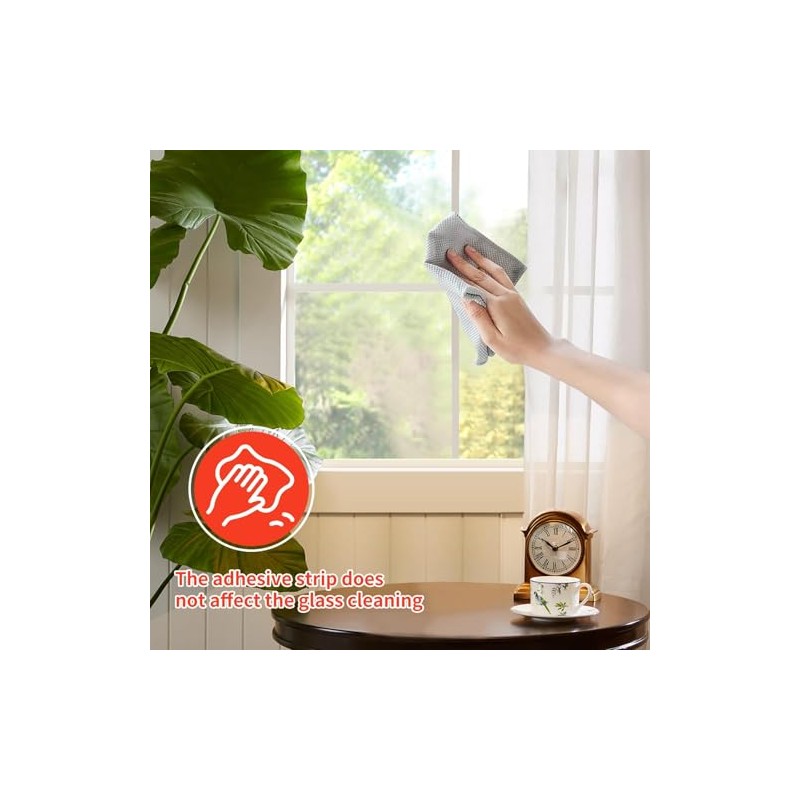 5 Rolls Total 32.8ft Window Grille Inserts Grid Kit Self