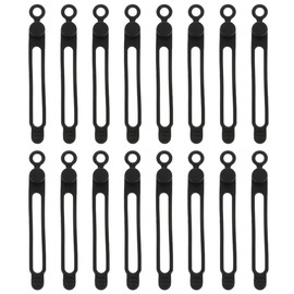 Hemobllo Organizador De Cables Reutilizable 16 Piezas Corbatas De Silicona Para Gestión De Cable En Oficina Hogar Y Viaje 4.19X0.48X0.31In Lazos Flexibles Y Resistentes