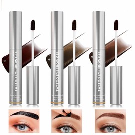 Eyebrow Colour, Brown Tint Cream Kit, Long-Lasting Waterproof, Sweat-Resistant, Easy Colouring Eyebrow Tint Makeup for Women and Men