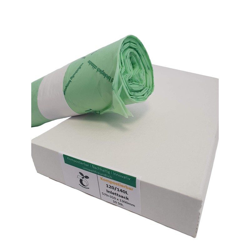 120/140 Litre Inlay Bag for Organic Bin - Pack of