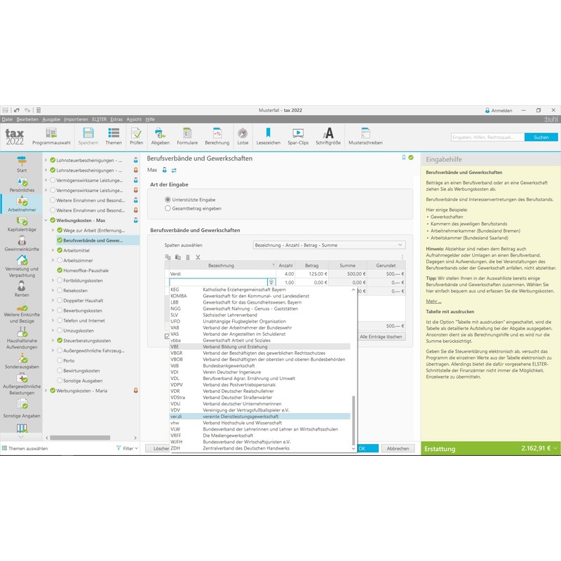 Tax 2022 (für Steuerjahr 2021|frustfreie Verpackung)
