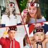 YAPKOLV Pack of 4 Ninja Headbands, Party Accessories, Children's Birthday