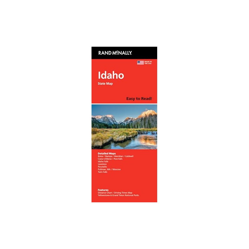Rand McNally State Maps: Idaho and Washington (2 Maps)
