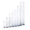 WGV Tall Square Vase Glass Block Bulk, Length 4", Height