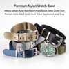 Aoeiwv Military Ballistic Nylon Watch Strap 20mm 22mm with Heavy