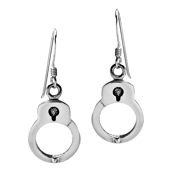 AeraVida Dainty Handcuff Charm in 925 Sterling Silver Dangle Drop