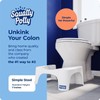 Squatty Potty Simple Curve Bathroom Toilet Stool 7" White