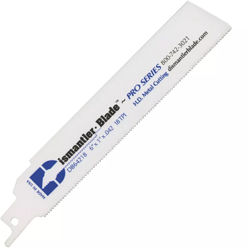 Dismantler Blade Reciprocating Saw Blade 6"x1"x.042" 18TPI (50 Pack) Recip