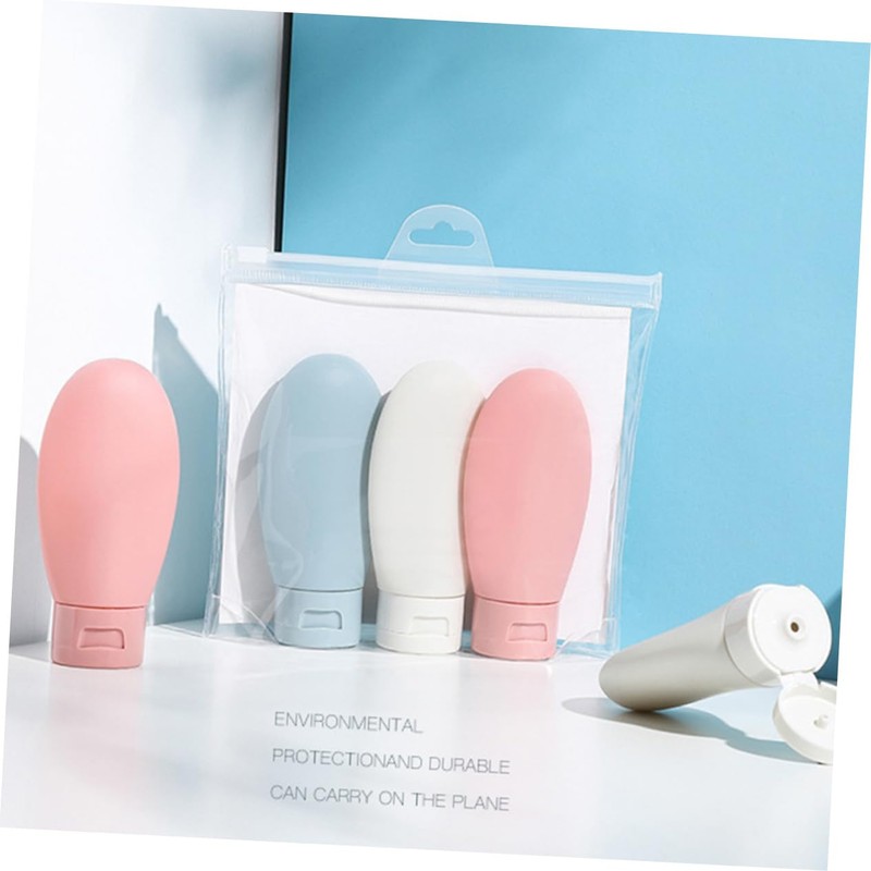 FOMIYES 3 Pack Portable Lotion Bottle Set Shampoo Conditioner Travel