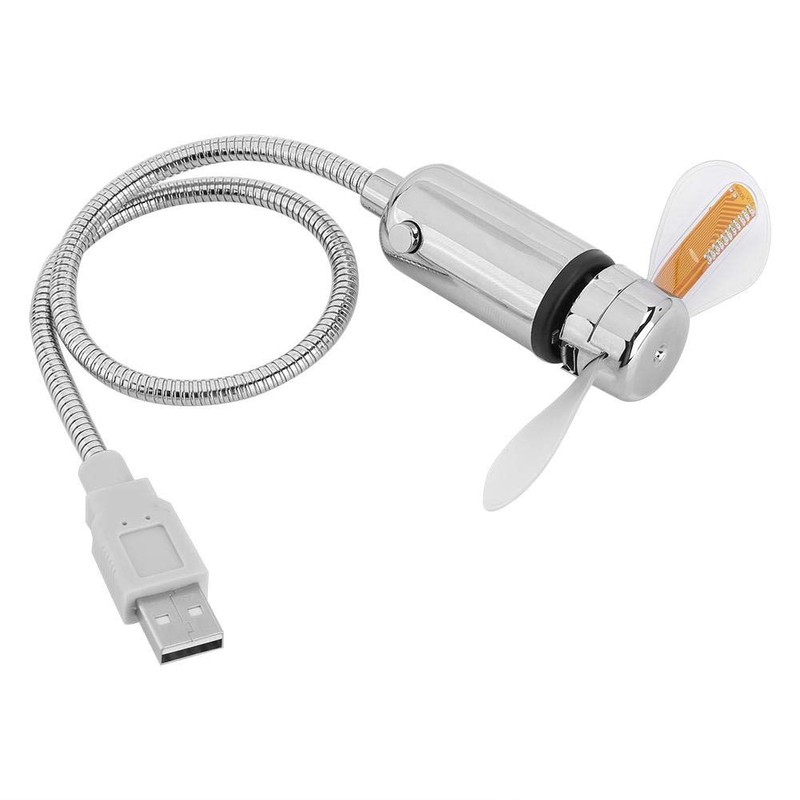 Diyeeni Mini Ventilador Flexible USB, Pantalla de Mensaje programable LED