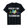 PCT Patient Care Technician Tech Floral Heart Stethoscope T-Shirt