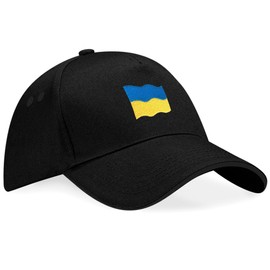 Purple Print House Ukraine Badge Baseball Cap Embroidered Ukrainian European Unisex Football Men Women Hat, One Size, Navy/White