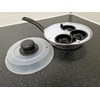 3 Cups Egg Poacher Pan Stainless Steel With Plastic Vented