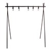 Outdoor Cookware Hanging Rack Triangular Pot Pan Camping Light Tools