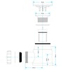 SPARES2GO Shower Trap for 50mm Tray Plug Hole 40mm 1.5"