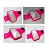 DFV mobile - Professionelle Abdeckung Chinlon-Lycra Armband Sport Laufen Fitness