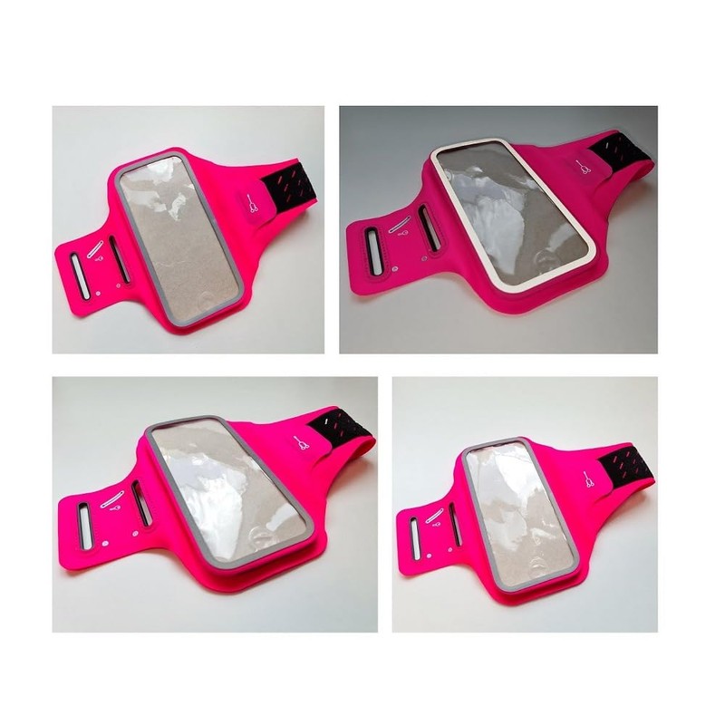 DFV mobile - Professionelle Abdeckung Chinlon-Lycra Armband Sport Laufen Fitness