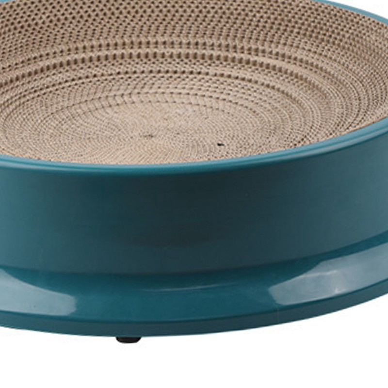Cat Scratcher Bed with Replaceable Scratching Board Large Round Shape
