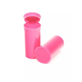W Gallery 315 Bubblegum Vials - 13 DRAM Pop Top Bottle - Smell Proof Containers