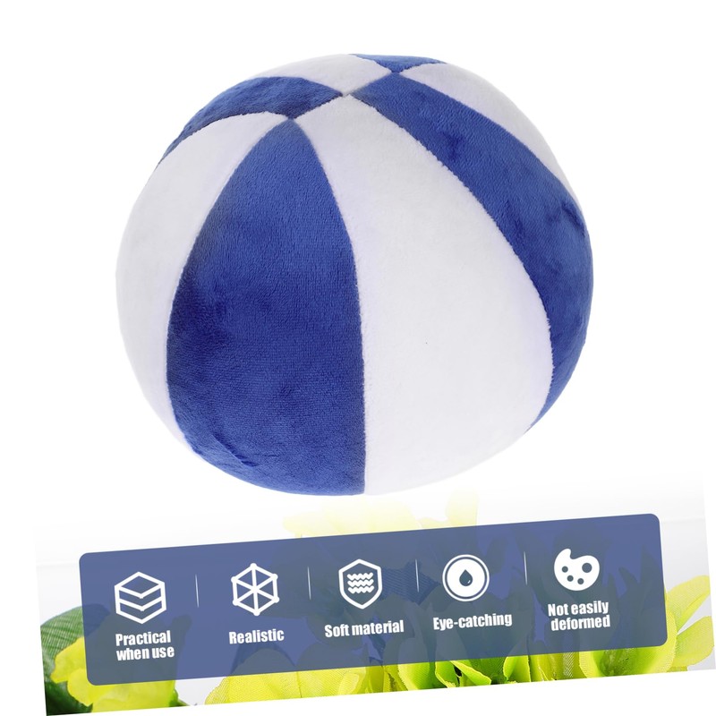 CORHAD Plush Basketball Pillow Fluffy Soft Stuffed Basketballs for Blue