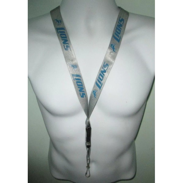 Unbranded DETROIT LIONS Neck Strap Lanyard #010a SALE - NEW
