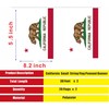 LUSEOAN 2 Packs California Mini Flag Banner String Calif.CA Small