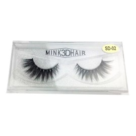 Mink Pestaña Mink 3d Pestaña Postiza Natural 100%