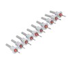 10PCS Countersink Drill Bits Adjustable Stop Tapered Countersink Bit for