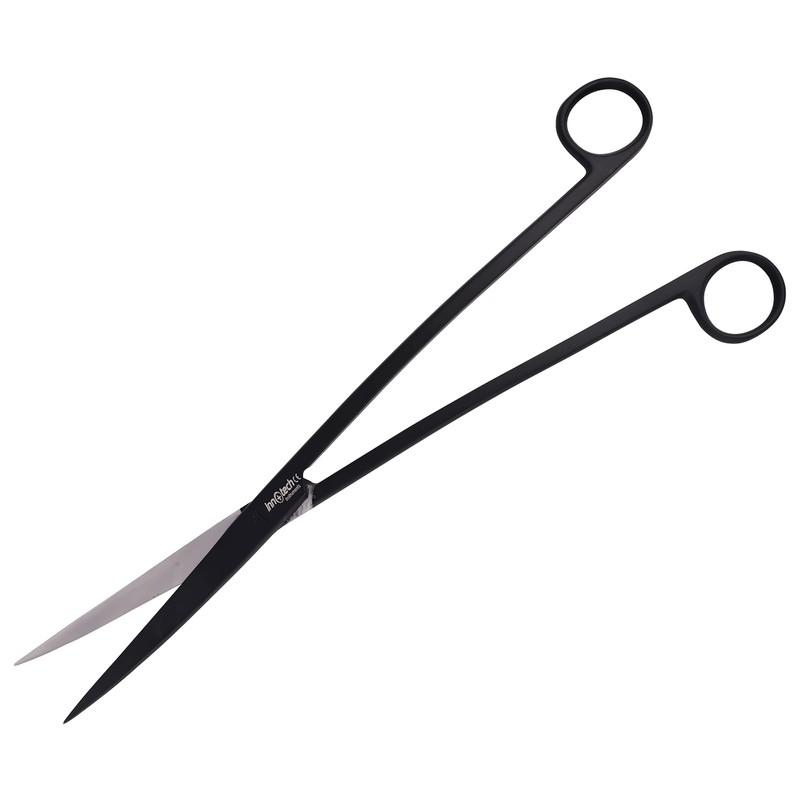 Innotech Aquarium Scissors 25 cm Aquarium Cleaning Wave Scissors Black