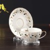 Zmmyr 8 Packs Acrylic Display Stands Tea Cup Saucer European