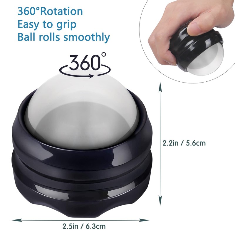 Toplivw Massage Ball, Cold Temperature Stretch Ball, Roller Ball, Trigger