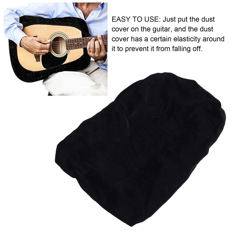 Electric Guitar Flannel Dust Cover Panel Protective Sleeve Musical Instrument