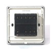 Trendi 3 Gang 2 Way 10 Amp Rocker Chrome Light